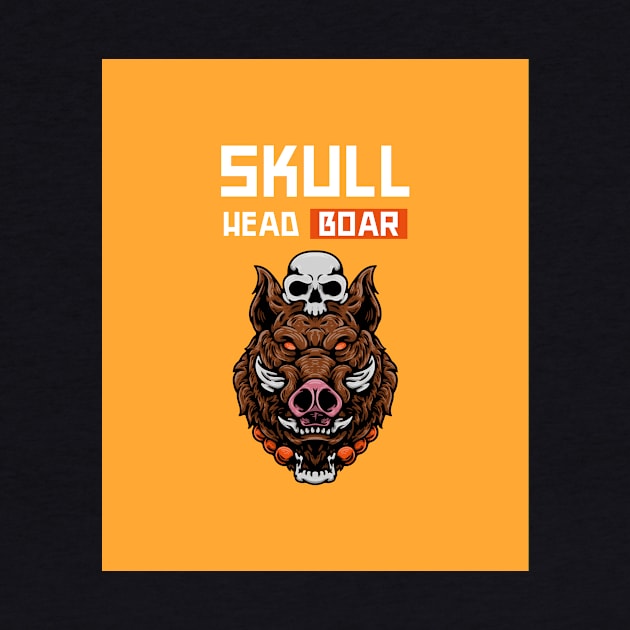 Skull Head Boar by AladdinHub